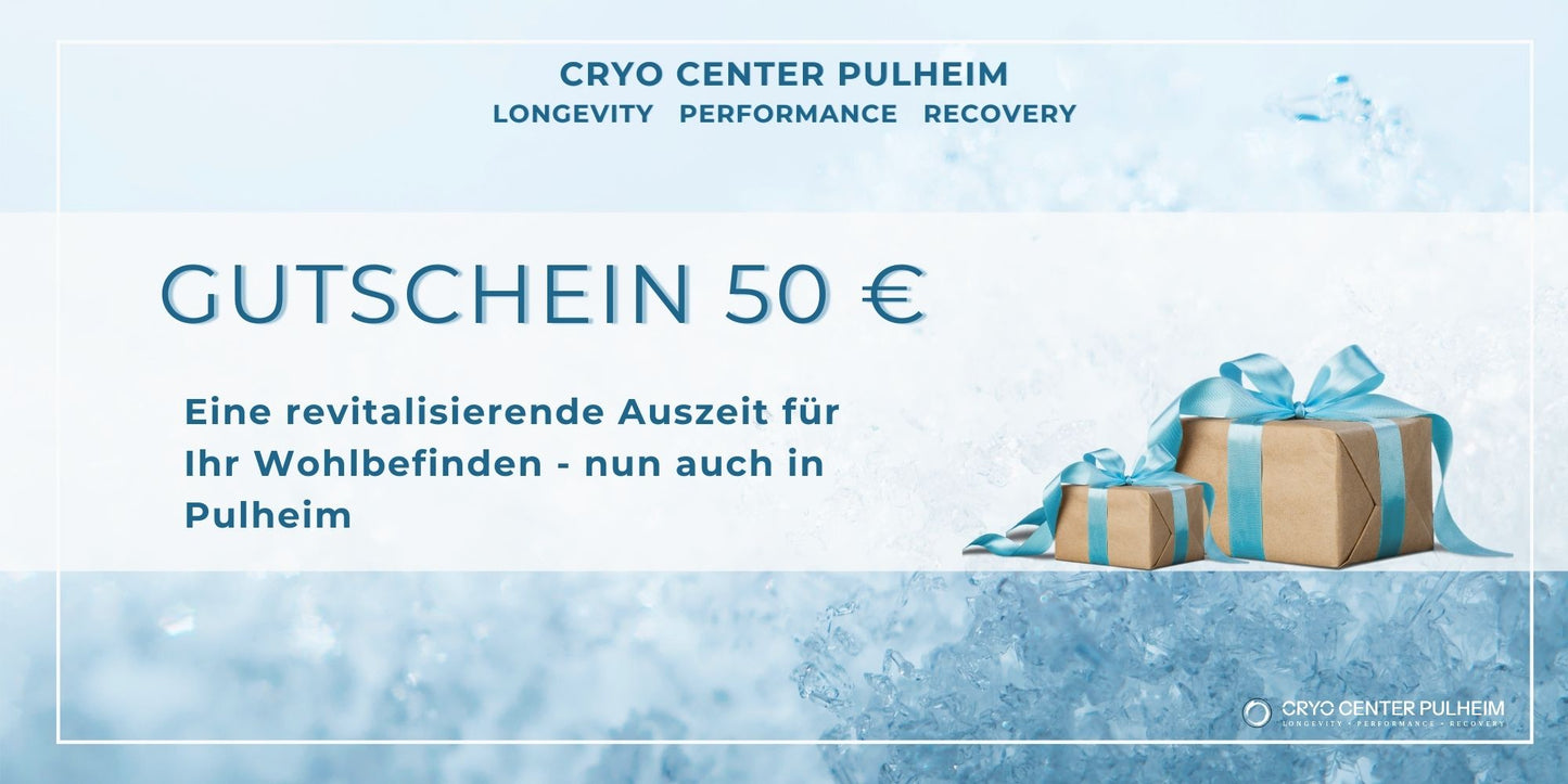 CryoCenter Pulheim Geschenkgutschein